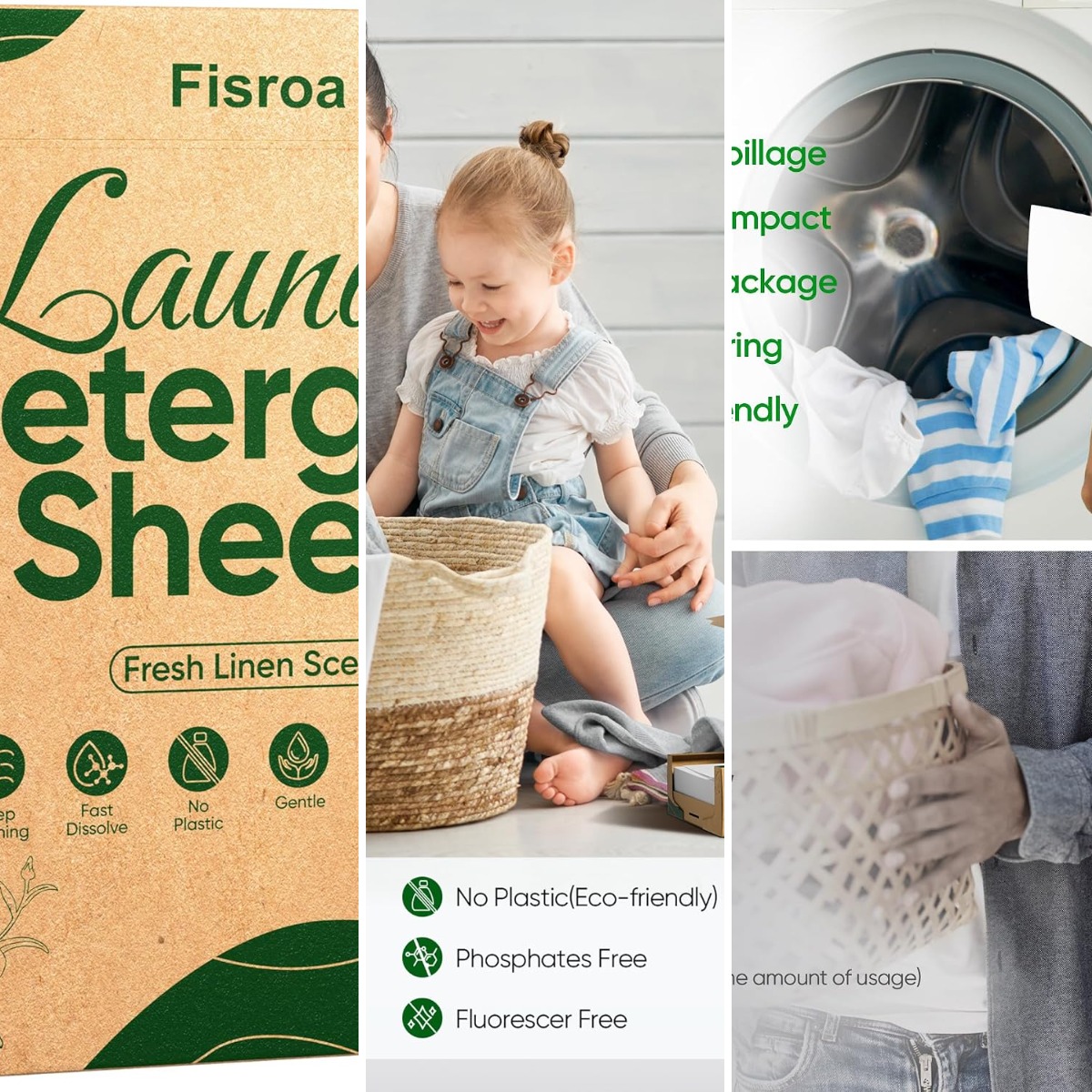Laundry Strip Eco - แผ่นผงซักฟอกสำหรับเดินทาง 300 ครั้ง ซักได้ 300 ครั้ง