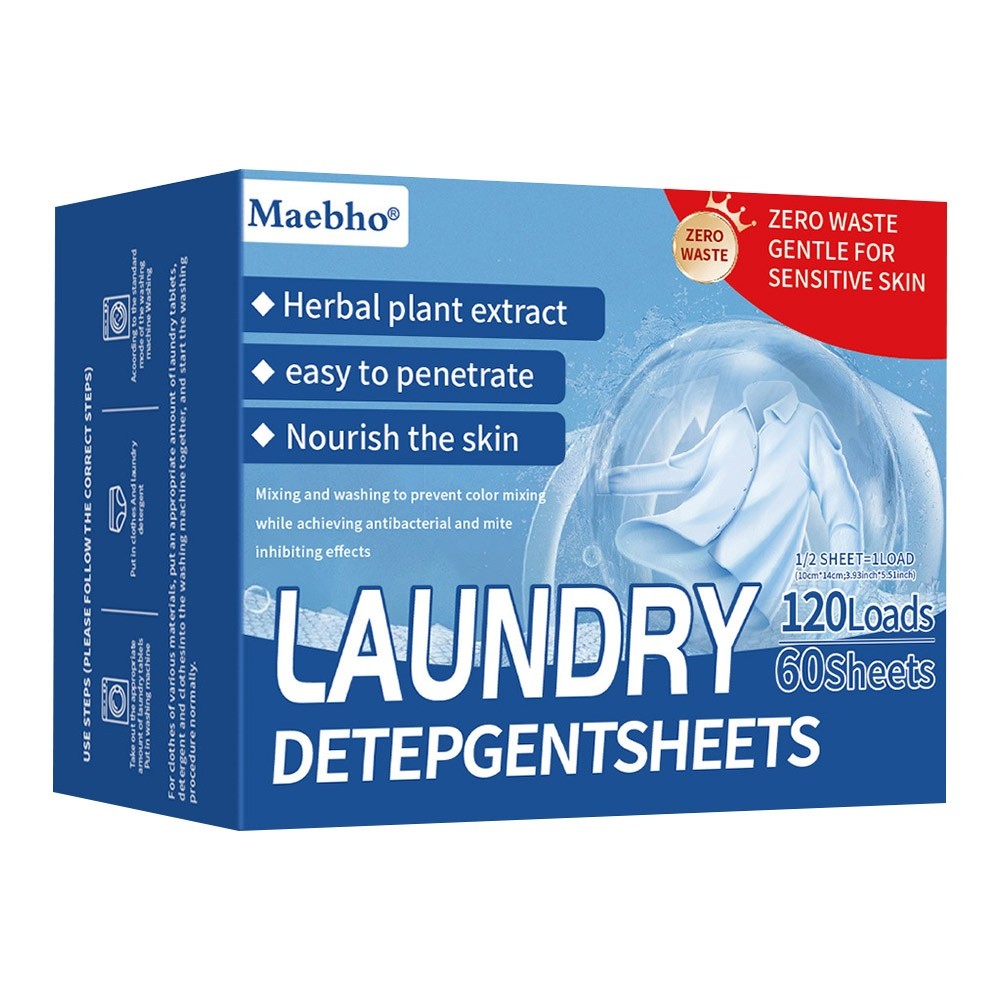 120 แผ่น/แพ็ค ​ ​ ​ สูตรที่เป็ - Laundry Strip Eco บทวิจารณ์และราคา
