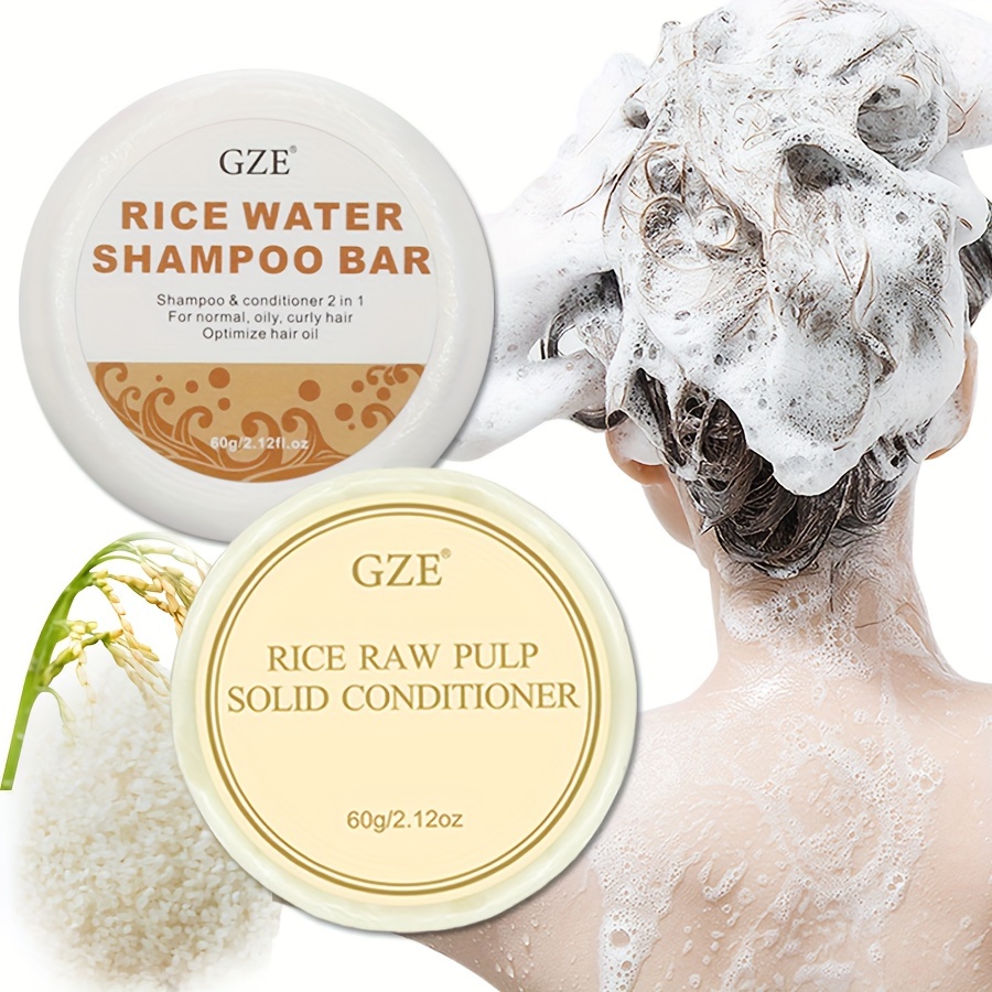 แชมพูสระผม Gze สบู่ก้อนข้าวและ - Bar Soap Shampoo Solid บทวิจารณ์และราคา