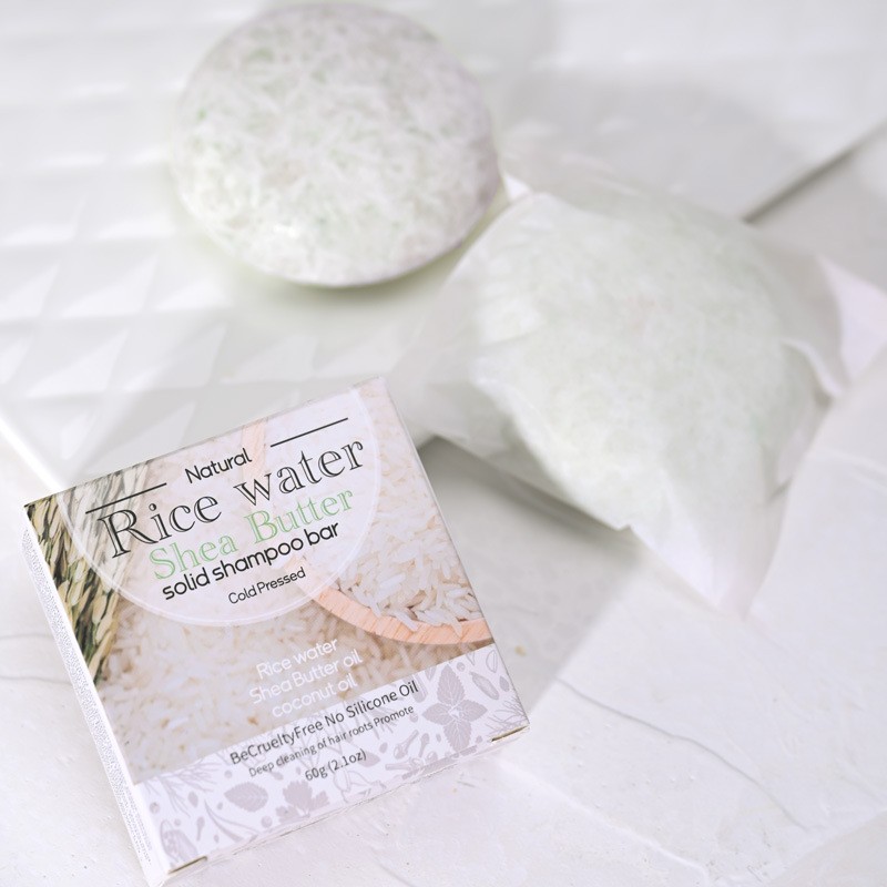 XF 60g ข้าวแชมพูบาร์ 100% ธรรม - Bar Soap Shampoo Solid บทวิจารณ์และราคา