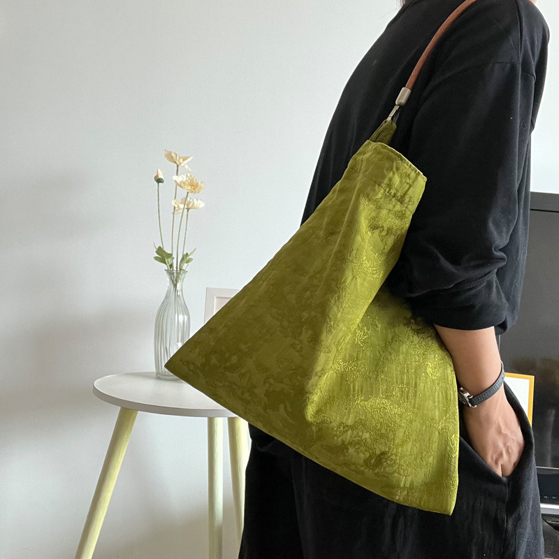 กระเป๋าสะพายไหล่ผู้หญิงสไตล์วิ - Linen Bag Bulk บทวิจารณ์และราคา