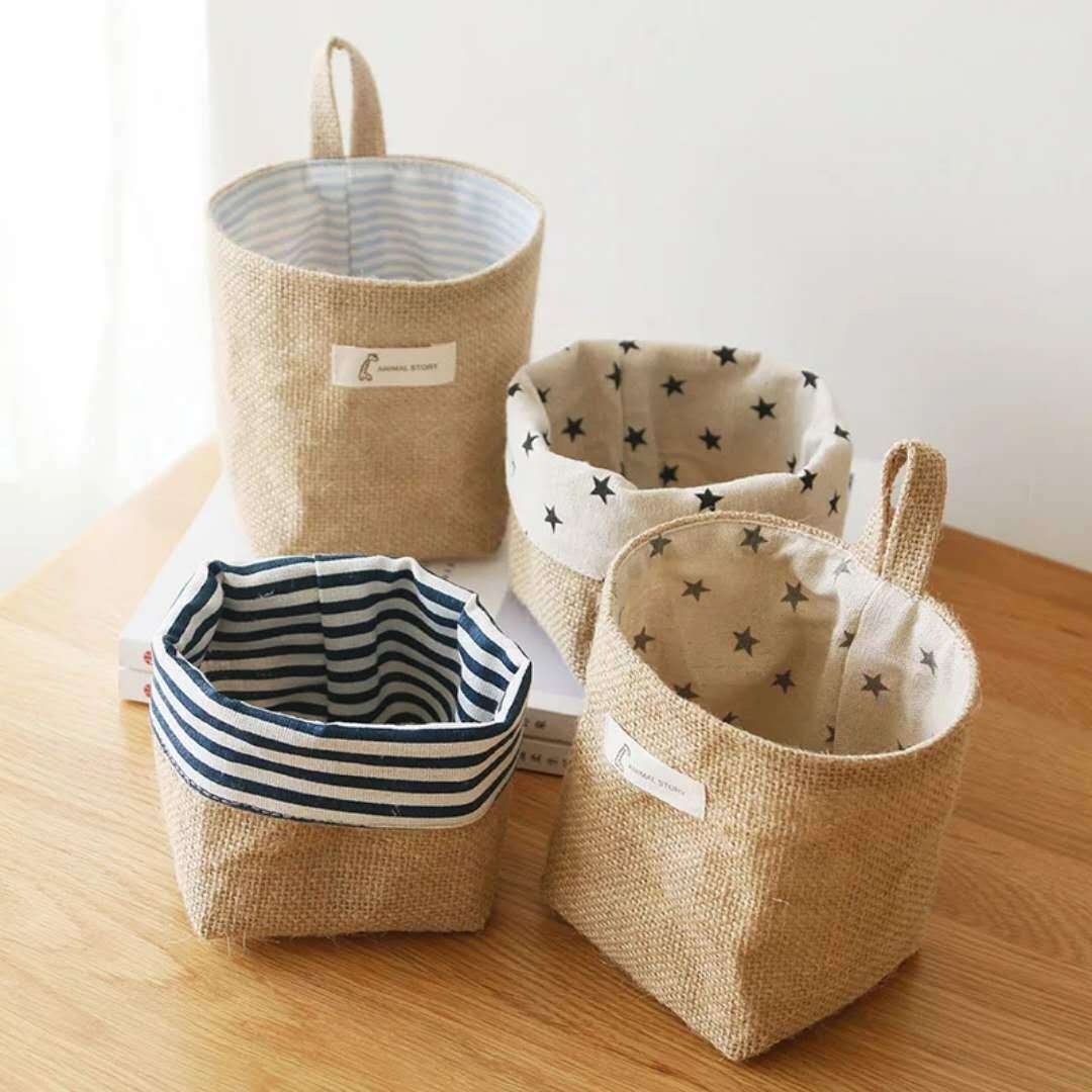 ตะกร้าแขวนผนังขนาดเล็กสไตล์นอร - Linen Bag Bulk บทวิจารณ์และราคา