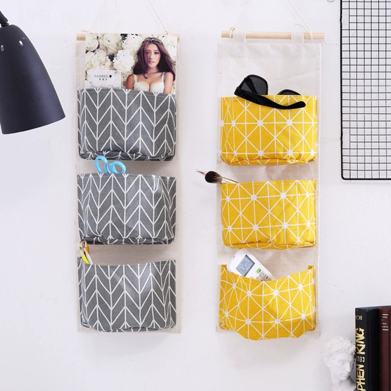 1 ชิ้น 3 กระเป๋า ถุงเก็บของแขว - Linen Bag Bulk บทวิจารณ์และราคา