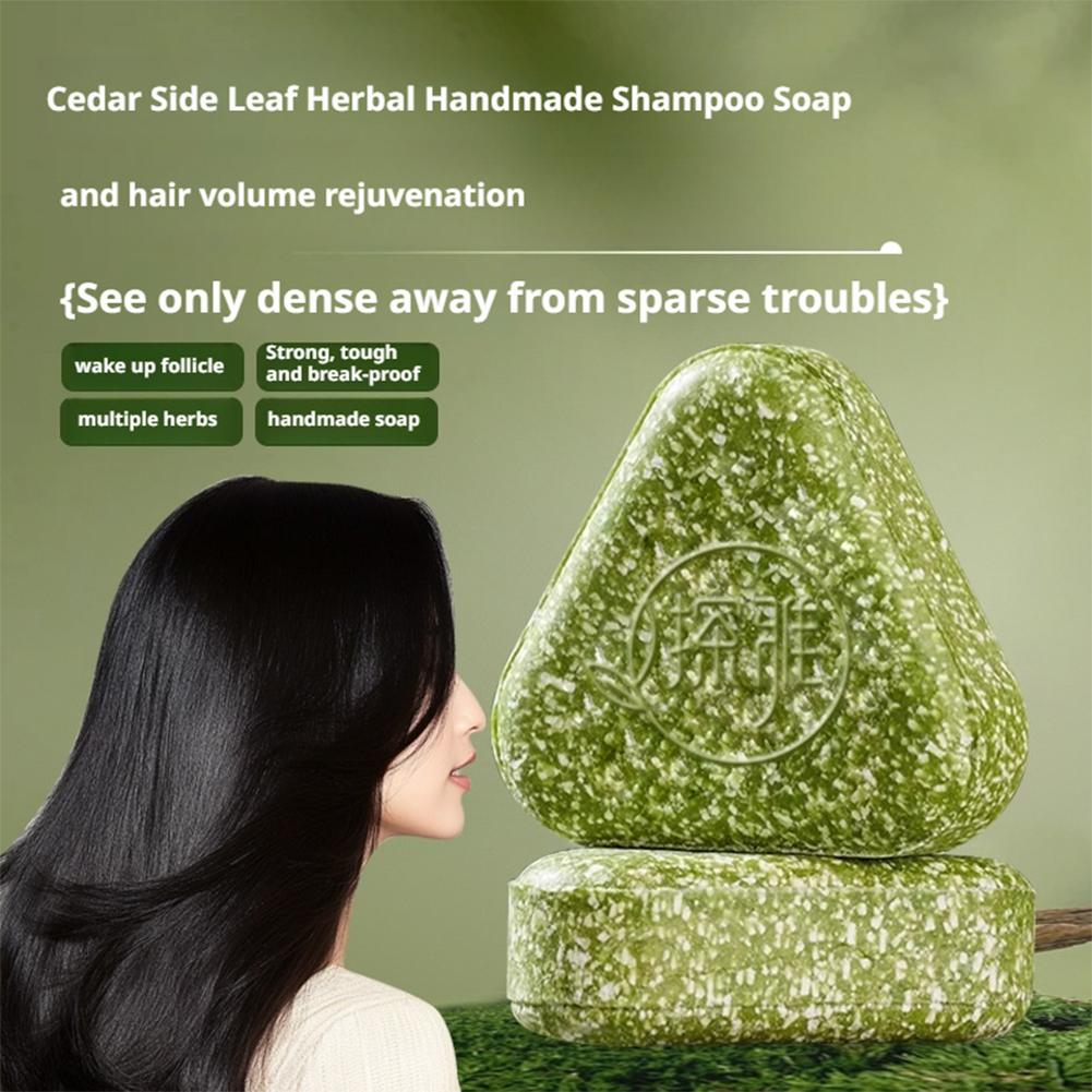 แชมพูบาร์สมุนไพรธรรมชาติจากใบไ - Bar Soap Shampoo Solid บทวิจารณ์และราคา