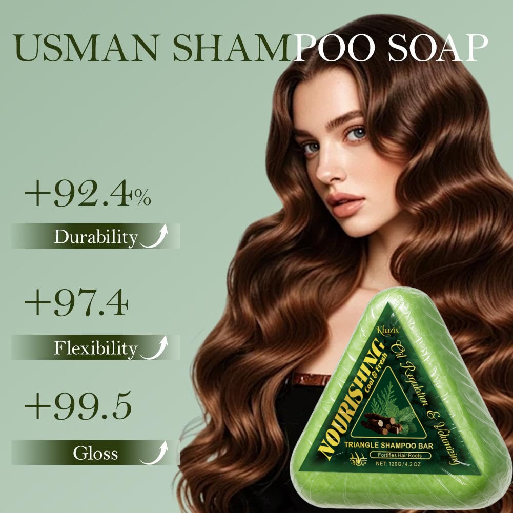 สบู่แชมพูกรีนไตรแองเจิลผสมหญ้า - Bar Soap Shampoo Solid บทวิจารณ์และราคา
