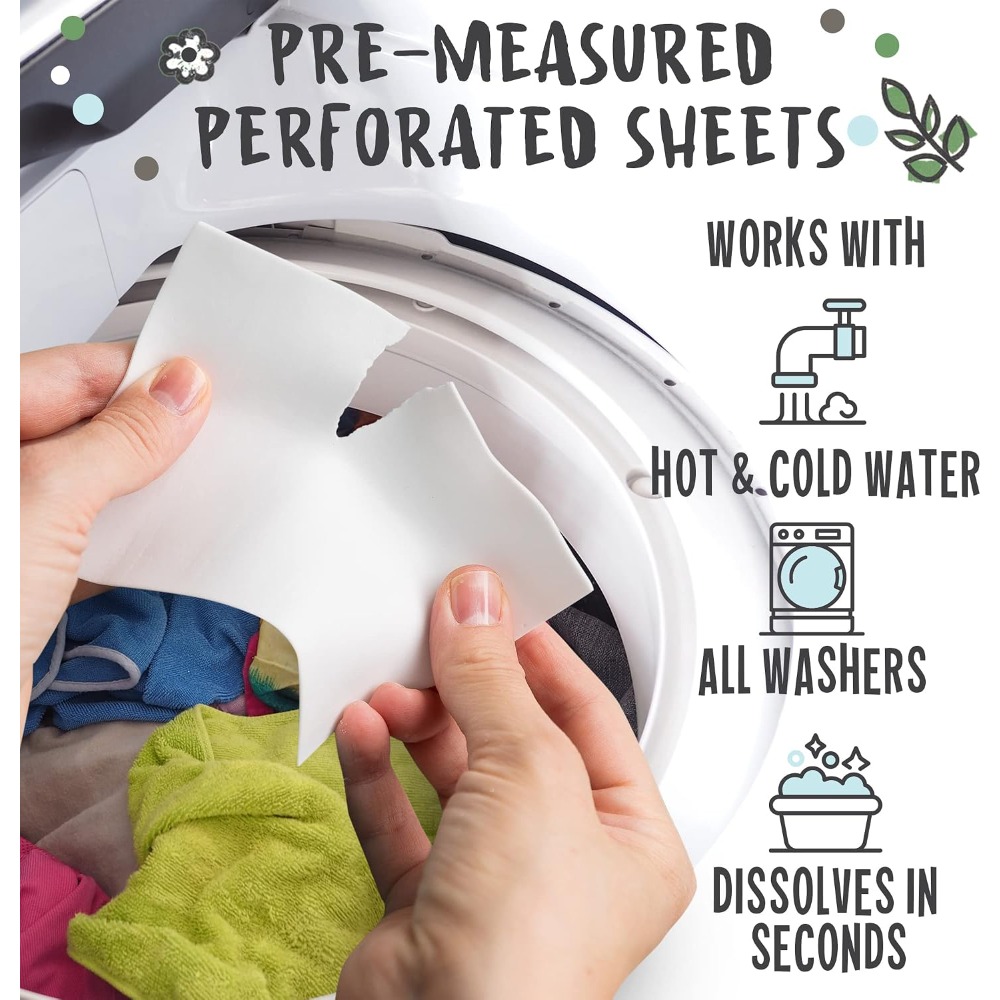 แผ่นผงซักฟอกแบบเป็นมิตรต่อสิ่ง - Laundry Strip Eco บทวิจารณ์และราคา