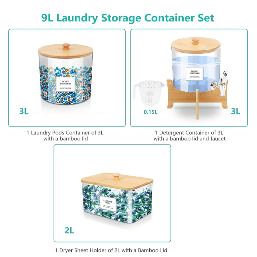 องค์กรซักรีด 3 แพ็คชุดเก็บของเ - Laundry Strip Eco บทวิจารณ์และราคา