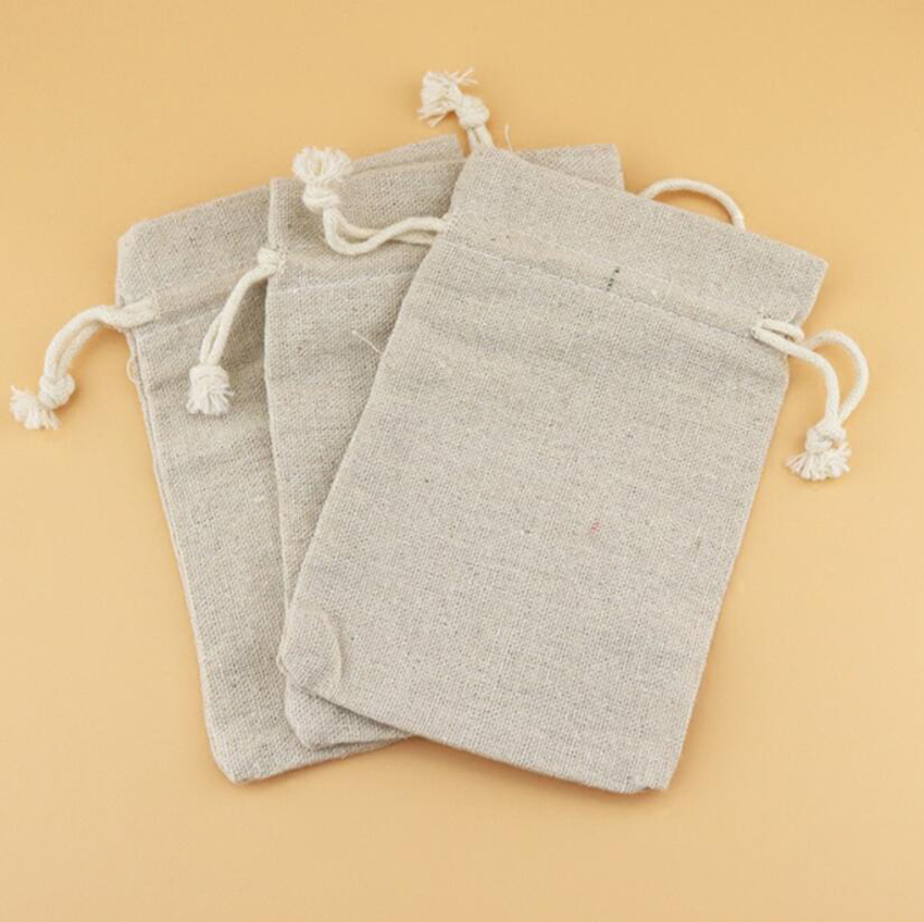 50PCS ผ้าลินินกระเป๋าสตางค์กระ - Linen Bag Bulk บทวิจารณ์และราคา