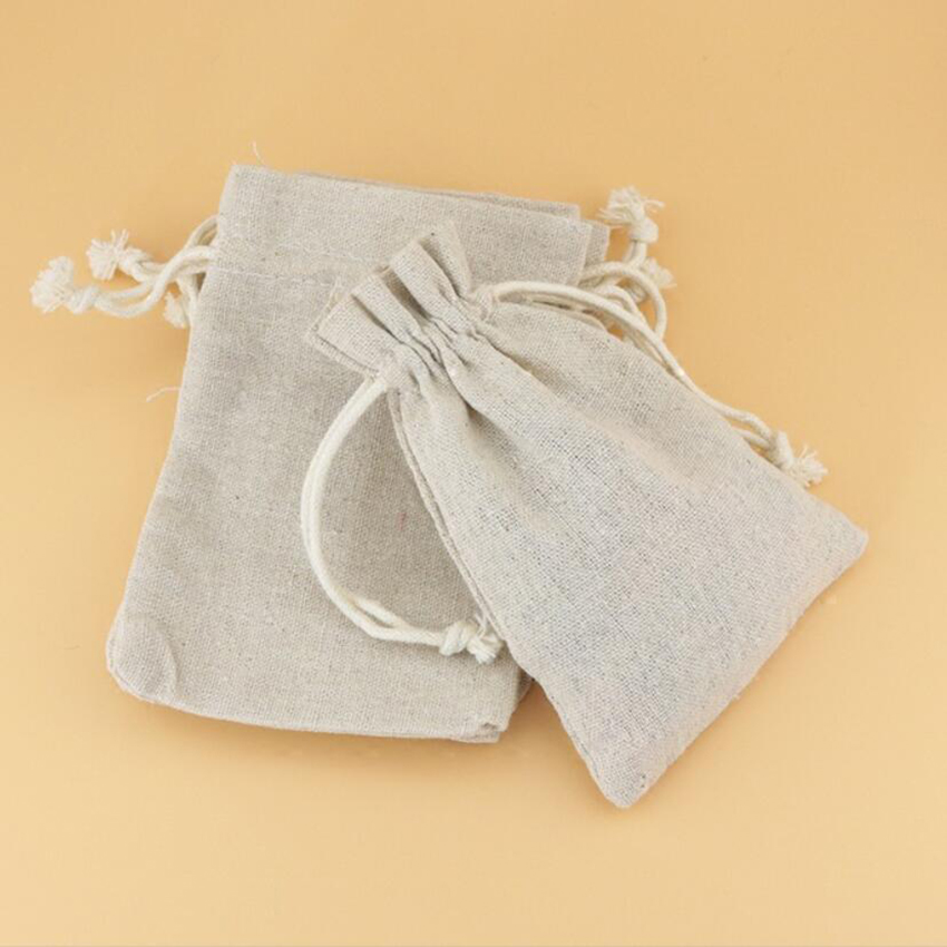 50PCS ผ้าลินินกระเป๋าสตางค์กระ - Linen Bag Bulk บทวิจารณ์และราคา