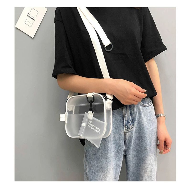 ลำลอง PVC โปร่งใสกระเป๋าผู้หญิ - Linen Bag Bulk บทวิจารณ์และราคา