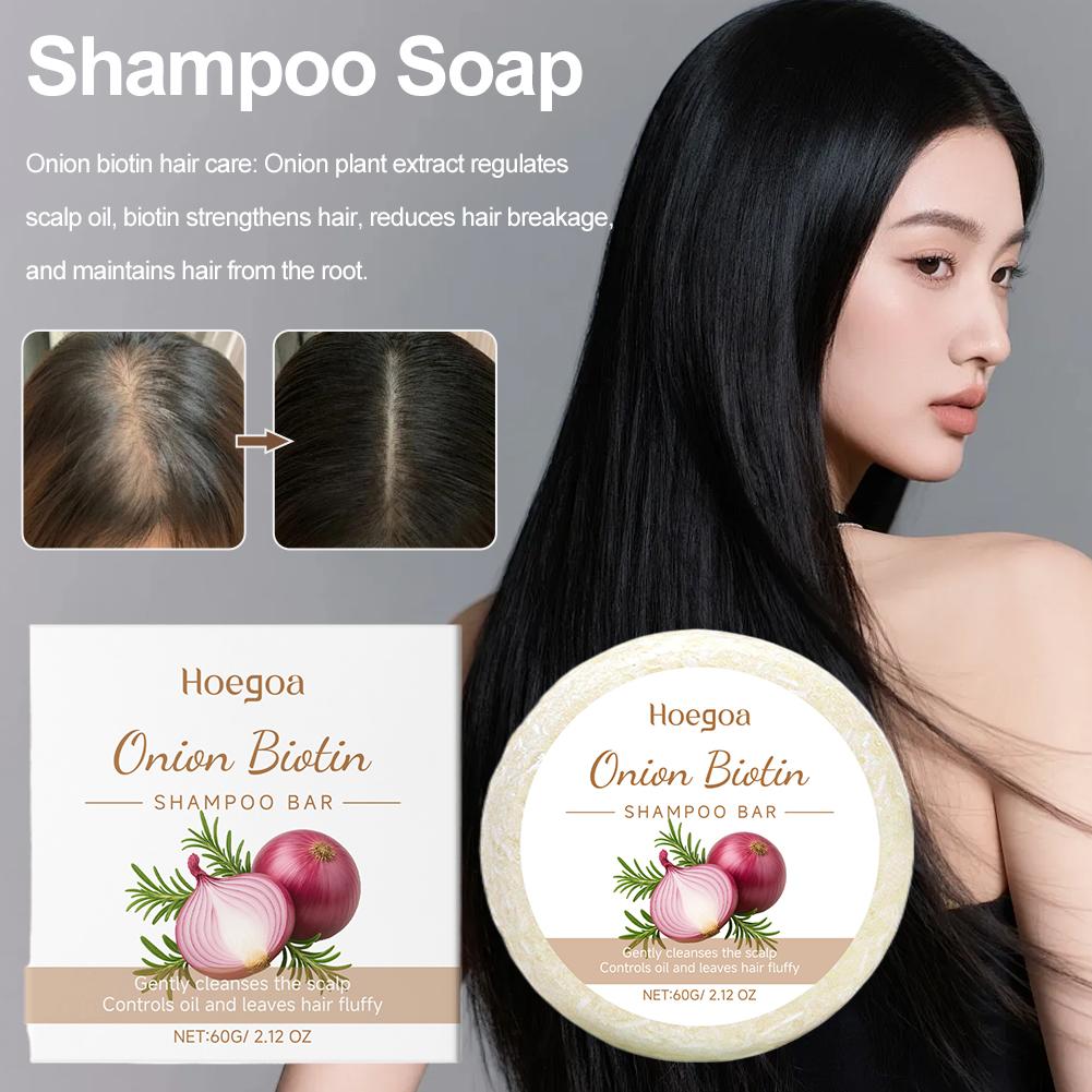 แชมพูบาร์หัวหอมและลูกพลับ บำรุ - Bar Soap Shampoo Solid บทวิจารณ์และราคา