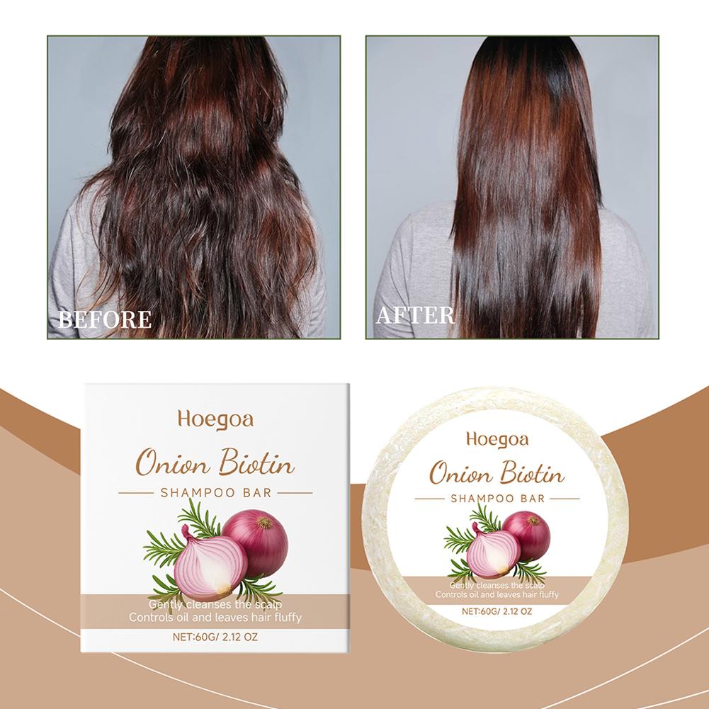 แชมพูบาร์หัวหอมและลูกพลับ บำรุ - Bar Soap Shampoo Solid บทวิจารณ์และราคา