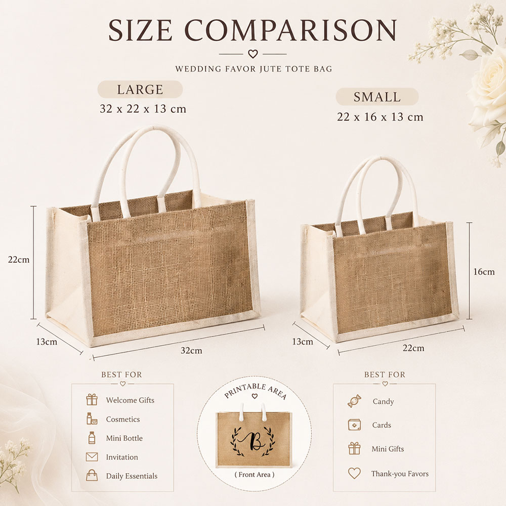 ถุงของขวัญงานแต่งงานแบบกำหนดเอ - Linen Bag Bulk บทวิจารณ์และราคา